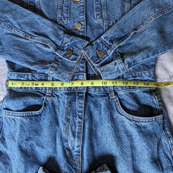 Zara Denim Jumpsuit - Picture 9 of 10